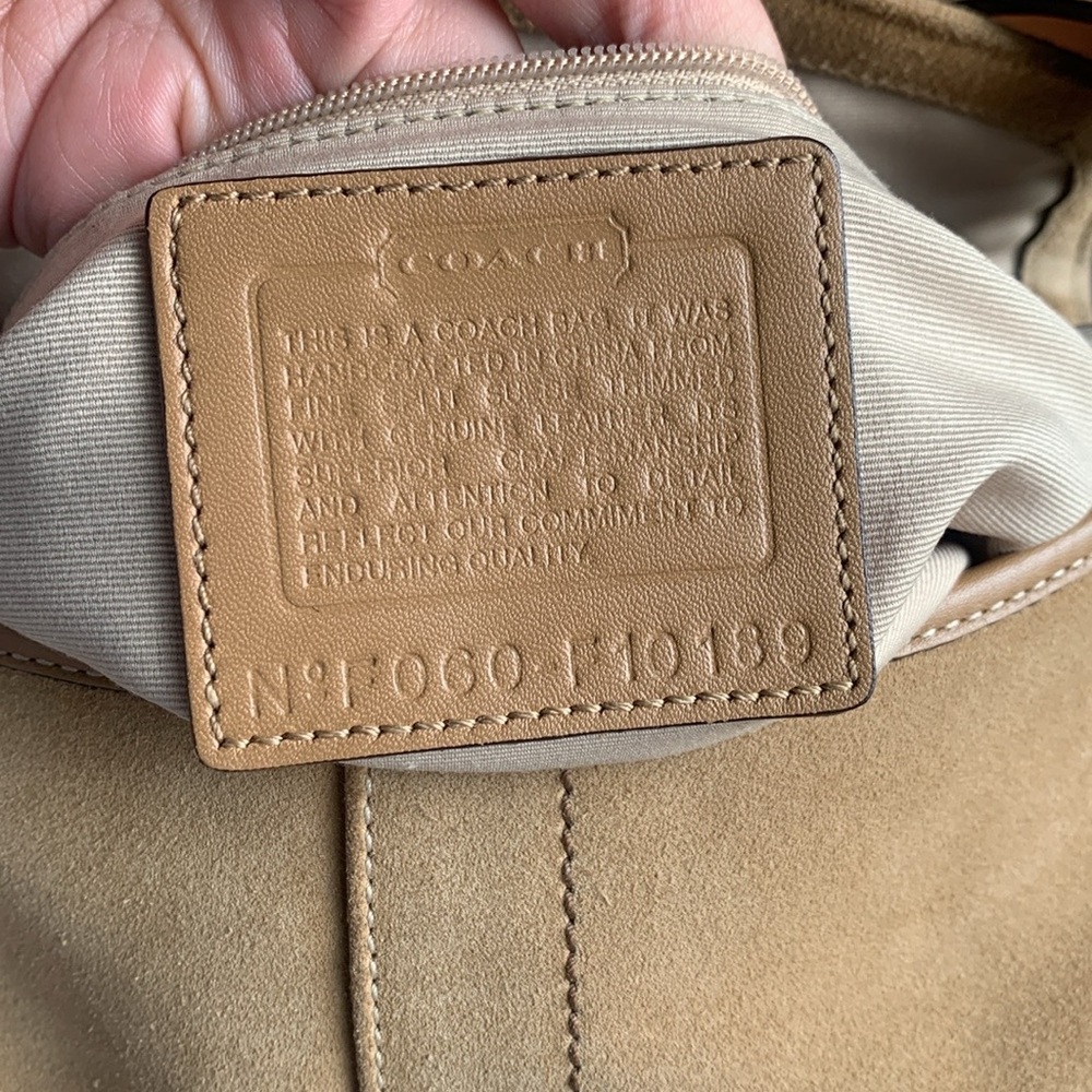 Coach Tan Suede Mini Soho Shoulder Bag - Picture 8 of 16